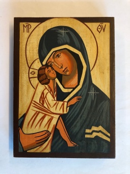 Ömhetens Gudsmoder (12x16), äkta ikon