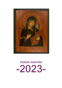 Väggkalender 2023, Svensk-katolsk