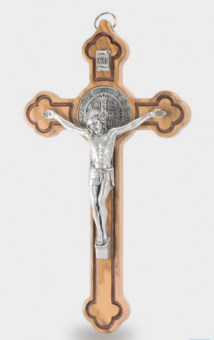 Benedictus-krucifix, rundade ändar, två storlekar
