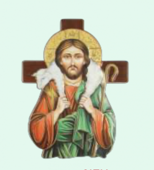 Jesus den gode herden, ikonstil - Magnet