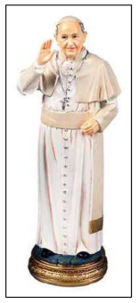 Påve Franciskus 13 cm