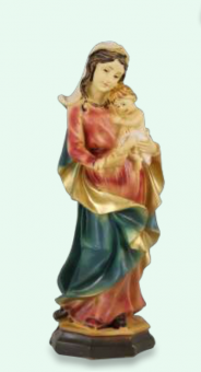 Madonna med barn, målad (11,5 cm)
