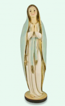 Madonna, bedjande m rosenkrans (20 cm)