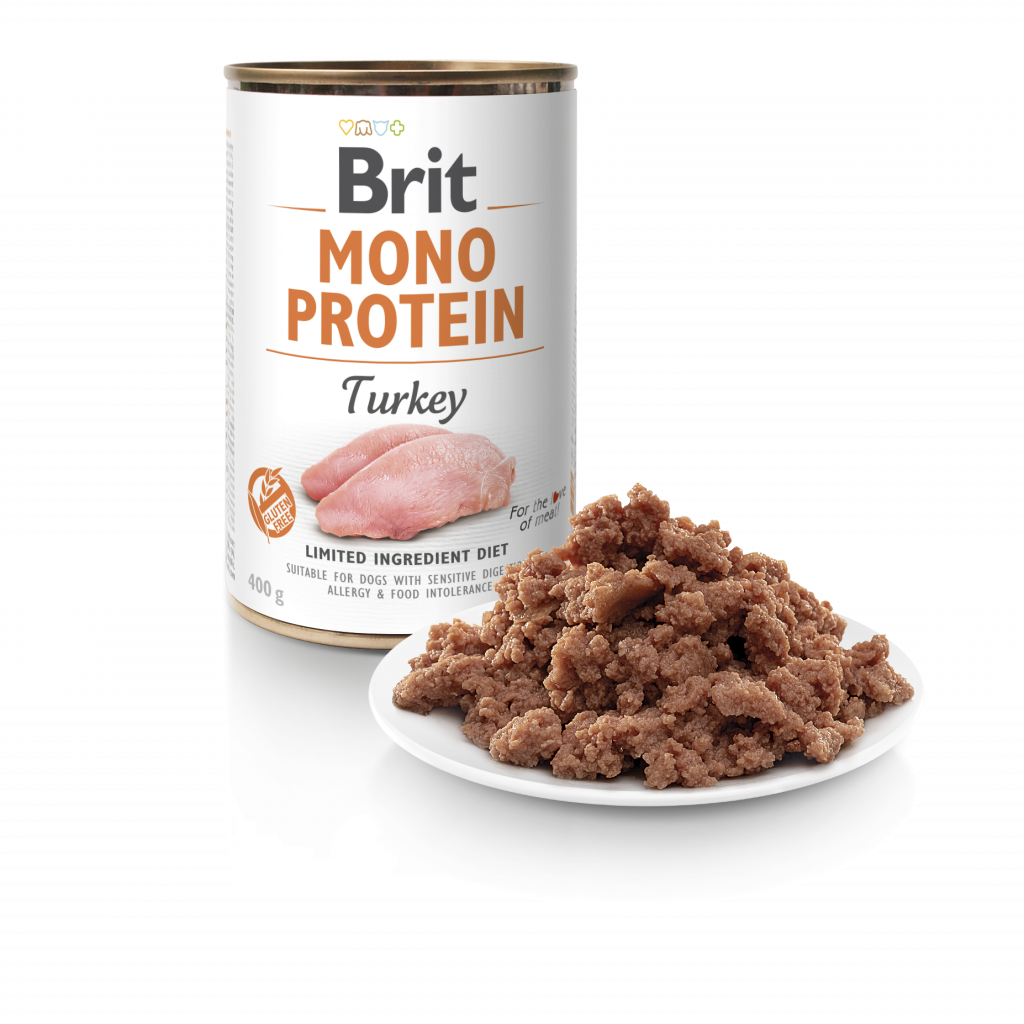 Brit Mono Protein Turkey Ellios Hund &amp; Katt AB