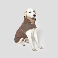 Cloud7 Dog Coat Brooklyn Flannel Hazel