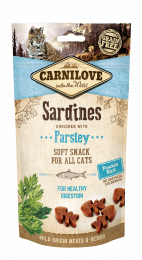 Carnilove Cat Snack Semi Moist Sardine & Parsley