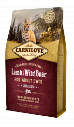 Carnilove CAT Lamb & Wild Boar - for Sterilised 