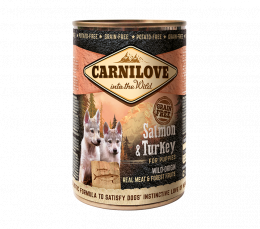Carnilove Wild Meat Salmon & Turkey for Puppies 