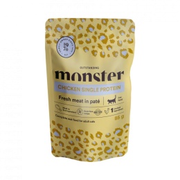 Monster Cat Pouches Adult Chicken 