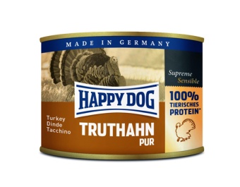 Happy Dog konserv, 100% animalisk, Kalkon