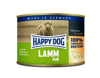 Happy Dog konserv, 100% animalisk, Lamm