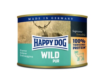 Happy Dog konserv, 100% animalisk, Vilt