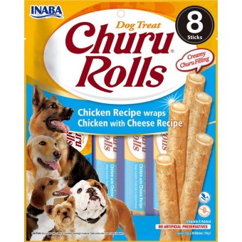 Churu Dog Rolls Chicken with Cheese