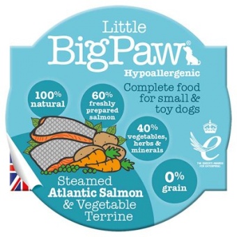 Little Big Paw Steamed Atlantic Salmon & Vegetables