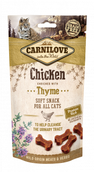 Carnilove Cat Snack Semi Moist Chicken & Thyme
