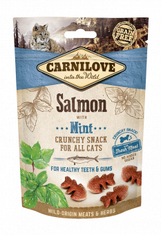Carnilove Cat Crunchy Snack Salmon with Mint 