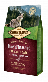 Carnilove CAT Duck & Pheasant - Hairball Controll 