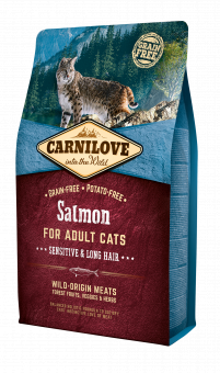 Carnilove CAT Salmon - Sensitive & Long Hair 