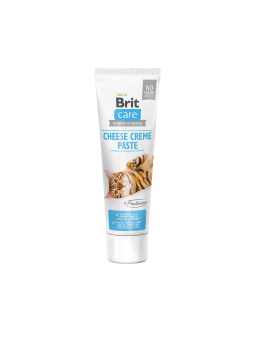 Brit Care Cat Paste, Cheese Creme enriched with Prebiotics 100 g