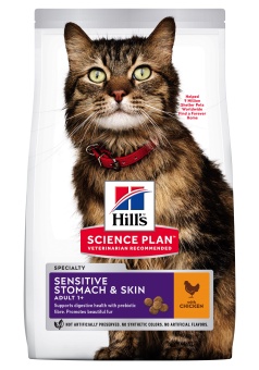Hills SP Feline Adult Sensitive Stomach & Skin Chicken 
