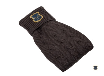 G&E Stickad tröja brun
