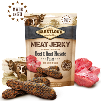 Carnilove Jerky Beef & Beef Muscle Fillet 100 g