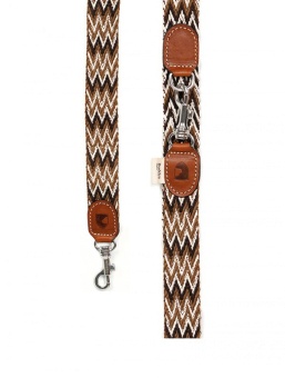 Buddys Dogwear Peruvian Brown Ställbart Koppel