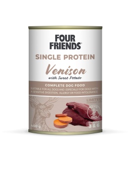 Four Friends Single Protein Venison & Sweet Potato