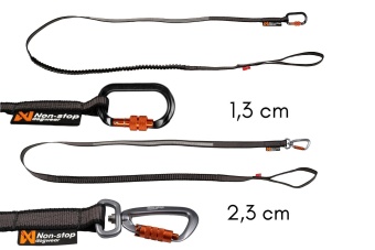 Non-Stop Touring Bungee Leash screw-lock 