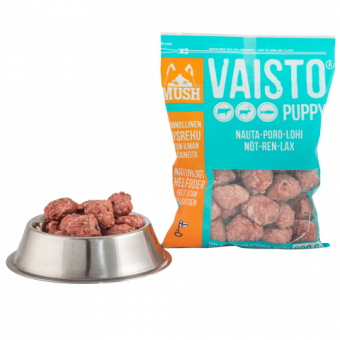 MUSH Vaisto® Puppy Isblå (Nöt-ren-lax)